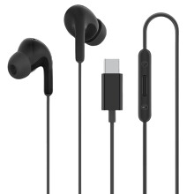 Type-C Wired Earbuds with Mic & Volume Control, Noise Reduction Stereo Headphones, Compatible with Galaxy S23/S22/S21