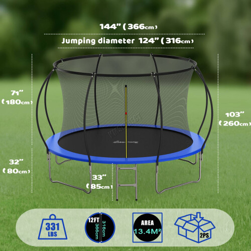 Galactica TRAMPOLINESET SUPER MODEL=GT-TS-09 SIZE=12FT VARIATIONLISTING 1