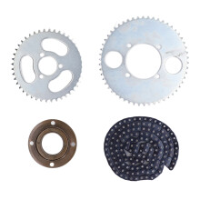 Kit de pignon arrière en acier allié de haute qualité, conçu pour les mini motos, quads et motos tout-terrain, durabilité et longue durée de