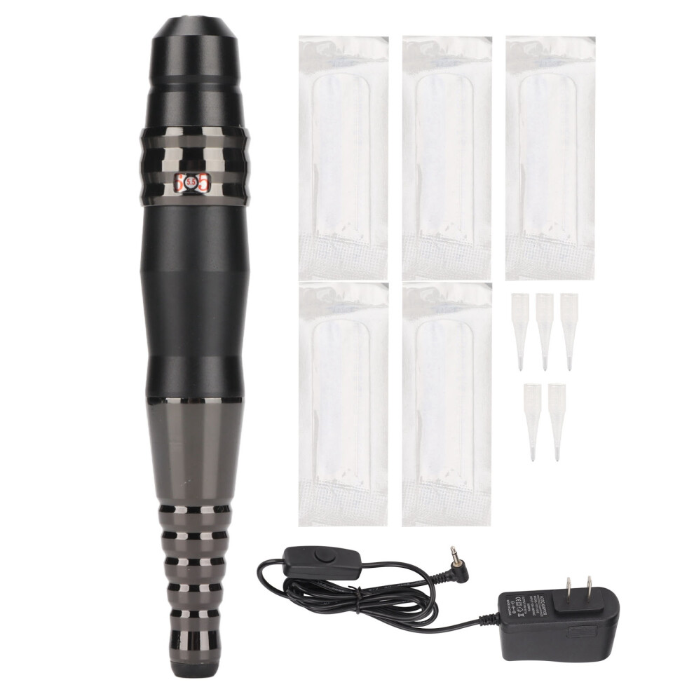 Fashion Designed Wireless Tattoo Pen, Micropigmentation Machine with Exquisite Motor, Adjustable Speed Settings for Seamless Eyebrow, Eyeliner, Lip
