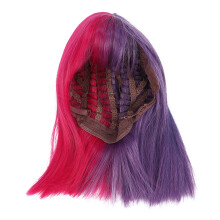 Synthetic Fiber Clip-In Hair Extensions, Easy Quick Comfortable Wear, Natural Style With Fluffy Bangs, Heat Resistant Synthetic Fiber For Styling