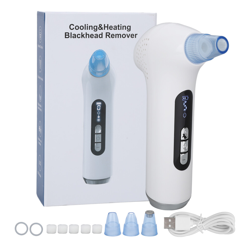 Rechargeable Usb Pore Extractor For Gentle And Efficient Blackhead Removal, Effective Physical Approach Skin Care Product, Includes5Speed