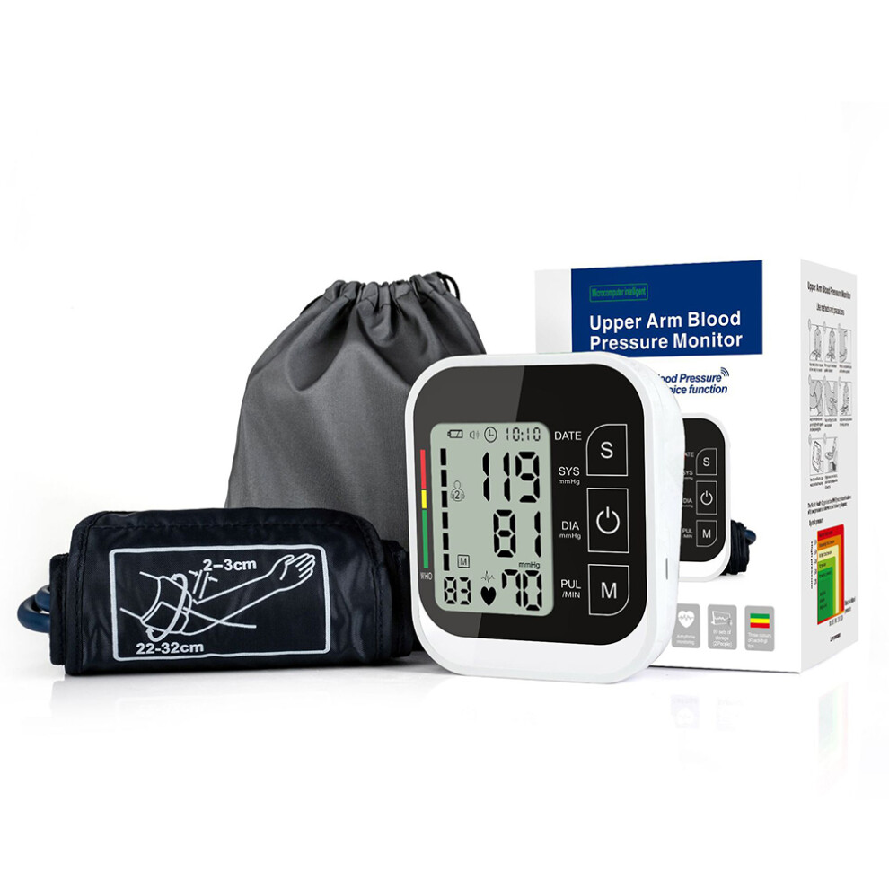 Automatic Blood Pressure Monitor, Large Lcd Display Offers Clear Visuals While Irregular Heartbeat Detection Keeps You Informed