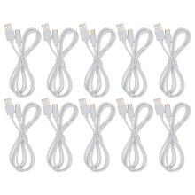 Kompakt mikro-USB-kabel, bærbar design, hurtiglading for Samsung Galaxy S7S6Edge J7S5, Note5 4, Lg4K40K20, Mp3, Kindle, nettbrett