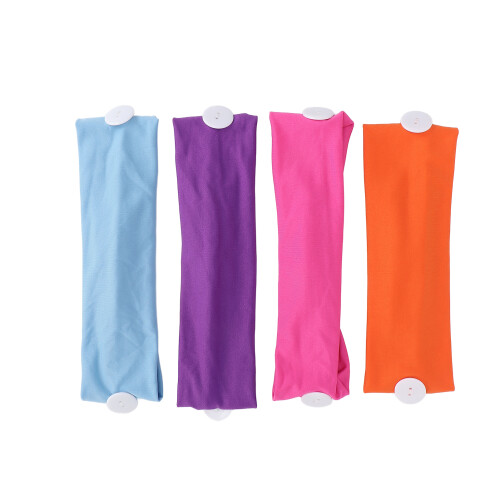 Αντιολισθητικές κορδέλες μαλλιών από spandex που απομακρύνουν τον ιδρώτα, εύκαμπτα
