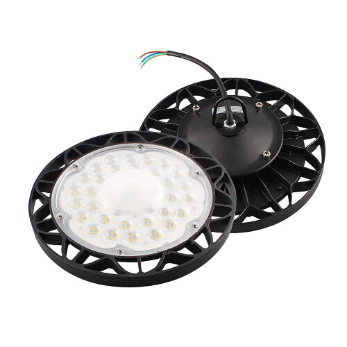Βιομηχανικού βαθμού IP65 Αδιάβροχο UFO LED High Bay Light, 150W με γρήγορη εγκατάσταση για