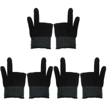 3Paare Fingerhandschuhe Für Gamer, Nylon, Atmungsaktiv, Bequem
