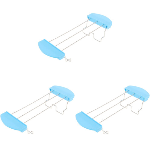 3Stk Toaster Warming Rack Aus Silikon Und , Halter Skyblau