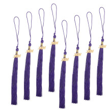 8Pièces Violet En Polyester Métal Pour Chapeaux De