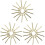 300Pièces Métalliques Dorés Cribbage Accessoires Jeux De Table 1
