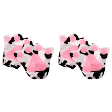 2Paires Pattes Animaux En Tissu Adorable Pour Fête Et Cosplay
