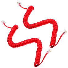 2Pièces Spirales Rouge Pour Téléphone Usage Courant Fiable
