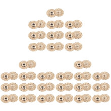 30Pièces Boutons Pression Dorés Flocon Neige Couture Vêtements Chic