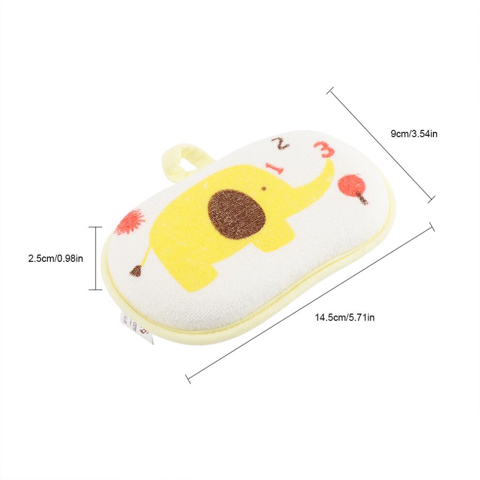 Elephant Pattern Baby Bath Sponge