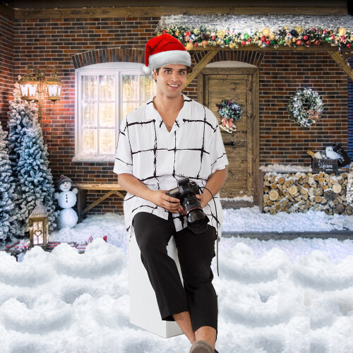 2.1m x 1.5m Christmas Backdrop W-192, Multi