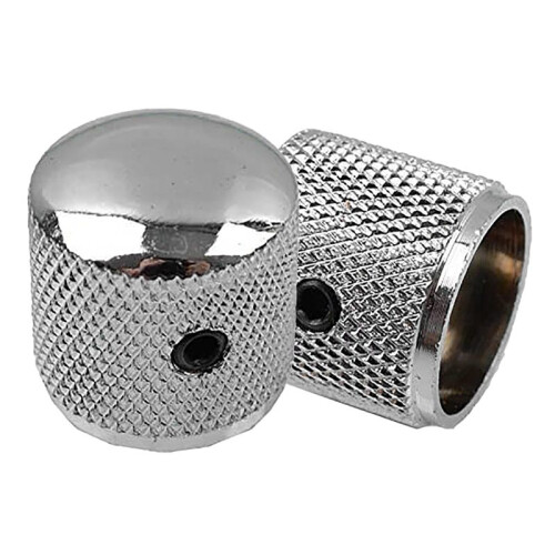16Pcs Metal Volume Tone Dome Tone Guitar Speed Control Knobs with Screws 2