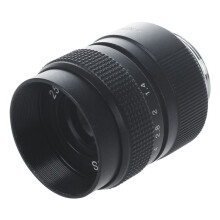 4X Television TV Lens/CCTV Lens for C Mount Camera 25mm F1.4 in Black