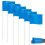Marking Flags  Flags for Lawn 90 Pack, PVC Small Flags,Marking Flags Lawn Flags, Garden Flags,Survey Flags, 2