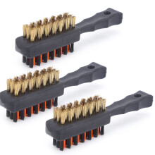3pcs Golf Club Cleaner Brush Double-Sided Ball Groove Cleaning Tool