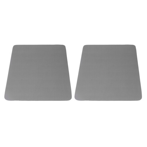2Pcs Dark Gray Coffee Mat 40x50cm Super Absorbent