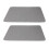 2Pcs Dark Gray Coffee Mat 40x50cm Super Absorbent 13