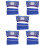 5Sets Reflecterend Hard Hat Accessoire Met Ademend Nekbescherm 5