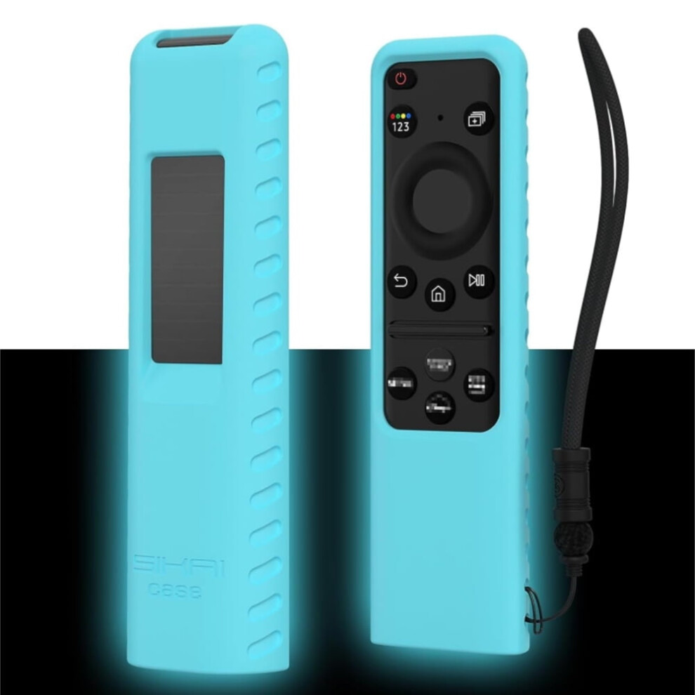 Silicone Protective Case Compatible With Samsung Solar Cell Remote 2023 (Tm2360e/Tm2361e, Bn59-01432A/Bn59-01439A), Anti-Lost Lanyard 9482726239215