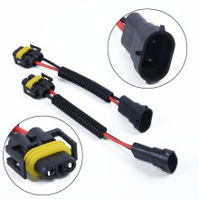 H11 H8 H9 Extension Wiring Harness Sockets Wire for Headlights or Fog Lights