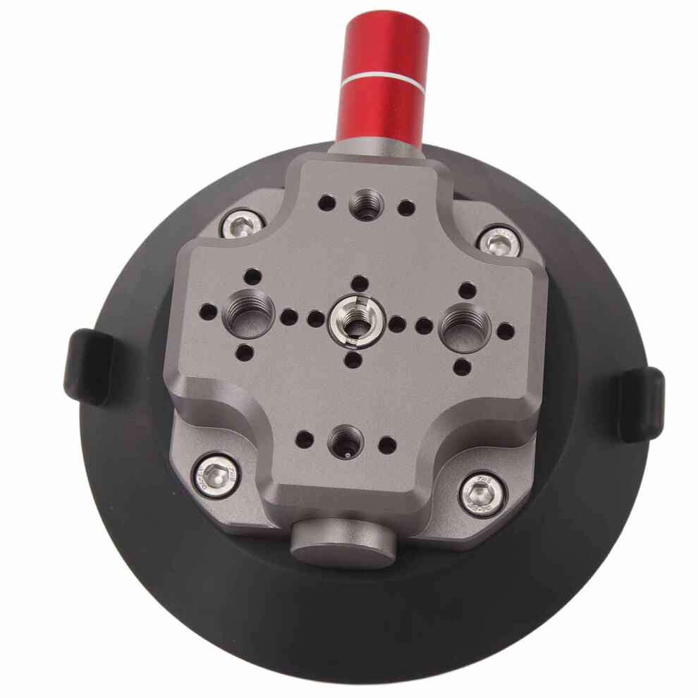 Action Camera Mount 4.7 Inch Suction Cup Aluminum Alloy With 1/4 3/8 Screw Hole 4341393439333