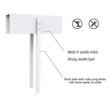 1Pcs Metal Bifold Door Lock - Double Door Child Safety Locks Keep Toddler, Cats&Dogs Out of Closets, Cabinets