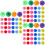 150Pcs Lightweight Assorted Color Plastic Game Balls for Party Events 7