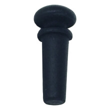 6x Ebony Guitar Bridge Pins,Ebony End Pin,Endpin,Abanlone Dot (Black) & 6Pcs Black Ebony Shell Guitar Bridge Bone Pins
