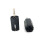 6 Pcs Ebony Guitar Bridge Pins Abanlone Dot & 2Pcs String Winder Tuning Peg Puller Replace Electric Drill 8