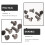 3Boxes Black Rivets Kit with Tool for Punk DIY Crafting Use 7