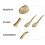 2St Gouden Rvs Caviaarschep Slotted Lepels Keuken Gadgets 6