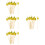 400St Compacte Decoratieve Picks Voor Huisfeest Fruit 10