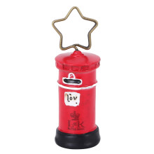 Retro brievenbus: een functionele spaarpot die tevens dienstdoet als woondecoratie en gezonde spaargewoonten stimuleert.
