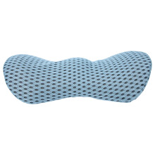 Uniform Pressure Absorption Lumbar Support, Breathable Fabric Memory Foam Waist Pillow for Back Pain Relief in Home Car Office, Portable and