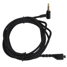 Oxygen Free Copper Gaming Audio Cable, Upgrade Your Sound Experience, Gold Plated Connector, Independent Shielding, Tangle-free Nylon Braided Design,