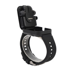 Smartwatch with Earbuds 1.85 Inch Touch Screen IP67 Water Resistant for Android Black