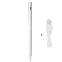 Silver Stylus Pen, Your Partner in Digital Innovation, Pixel Perfect Precision for Stunning Artwork, Long Battery Life for Endless Creativity,