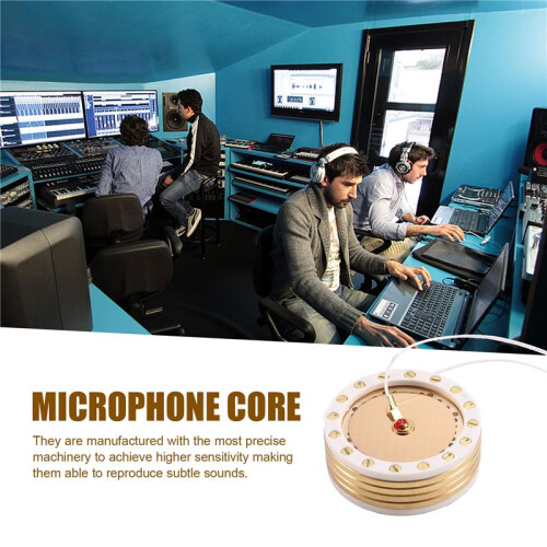 34Mm Large Diaphragm Condenser Mic Capsule Core Microphone Capsule for Specialization Recording 1