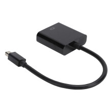 VGA-Adapter für Mini DisplayPort, reine Videoübertragung garantiert reine Bildqualität, Schraubverriegelung für sichere Verbindungen in jeder
