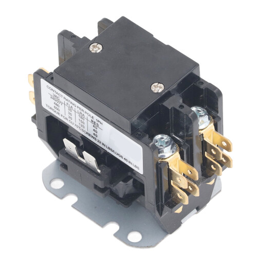 Επαφέας HVAC 40Amp με ακροδέκτες γρήγορης σύνδεσης, 2πολικός επαφέας AC, πηνίο 24V για 1