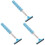 3Pcs Durable Car Windshield Squeegee with Retractable Rubber Handle 1