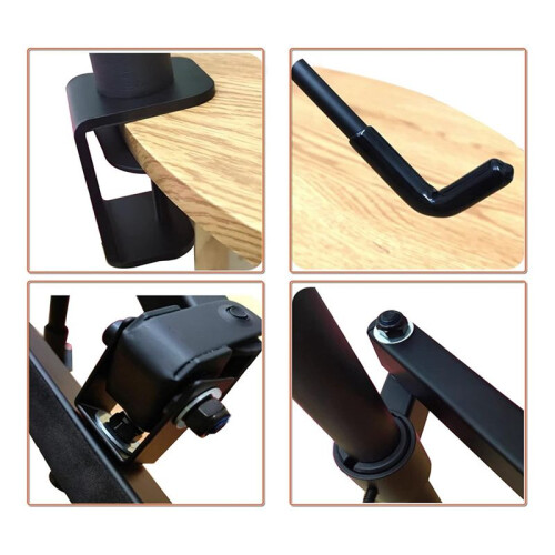 Metal Needlework Frame Stand Adjustable Rotating Embroidery Stand Embroidery Frame Stand for Needle Points