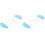 2Pcs Dishwasher-Safe Toaster Warming Rack Sky-Blue Silicone Iron 1