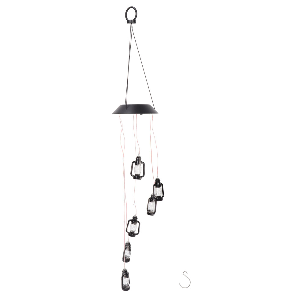 Color Changing Solar Lights Solar Wind Chime, Unique Design For Beautiful Home Decor, Easy To Hang And Move Outdoor Crystal Ball Wind Chimes, Solar 9175034929861