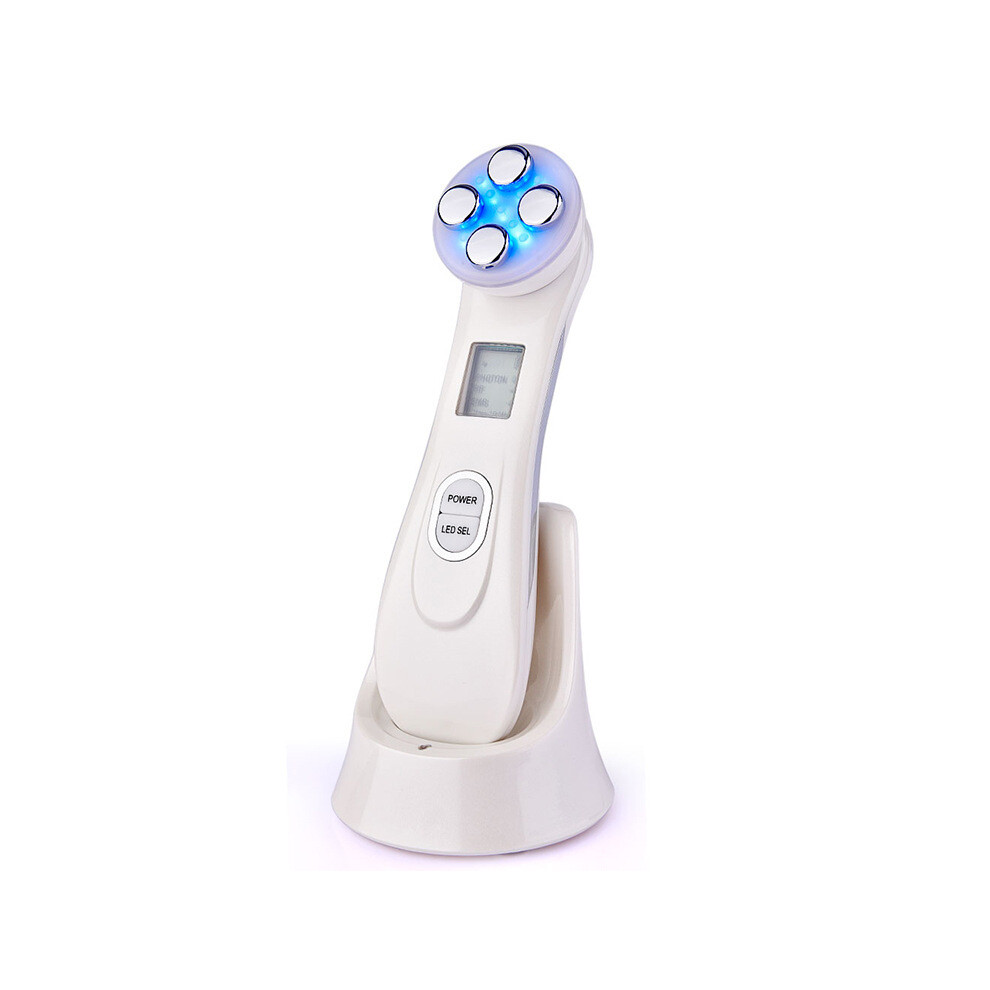 Red/Light Innovative Facial Massager, Micro-Current Stimulation With Multipole Rf Technology For Skin Tightening, Immerse Yourself In The Magic Of