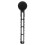 Black Back Bath Brush Long Handle Soft Nylon Bristles for Shower 1